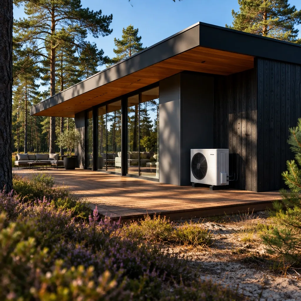 Woning met een all-electric warmtepomp zonder gasaansluiting